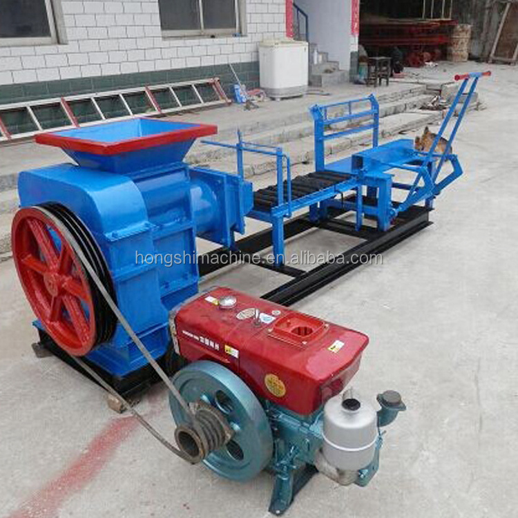 Fully automatic vacuum extruder china small red earth mud soil clay brick making machine for sale