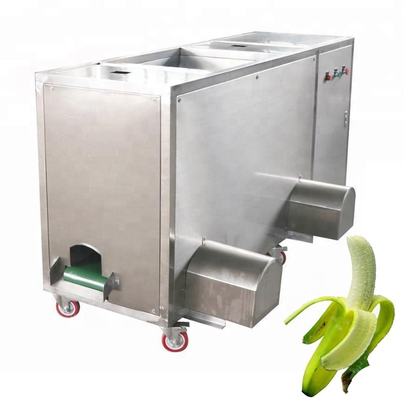 automatic  green banana peel and cut machine plantain peeling plant machine slicer with best price