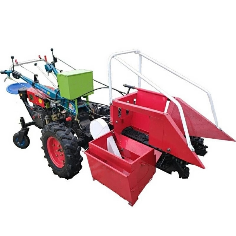 Small Dry and wet corn harvester 15HP Agricultural Machinery Mini Sweet Maize Corn Harvester Machine