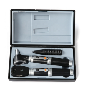 HS-OTP10B-1 Medical Surgical Instruments Rechargeable Otoscope Tongue Depressor Set