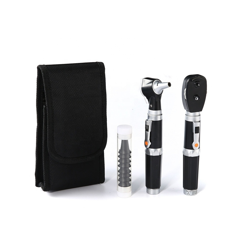 HS-OTP10B-1 Medical Surgical Instruments Rechargeable Otoscope Tongue Depressor Set