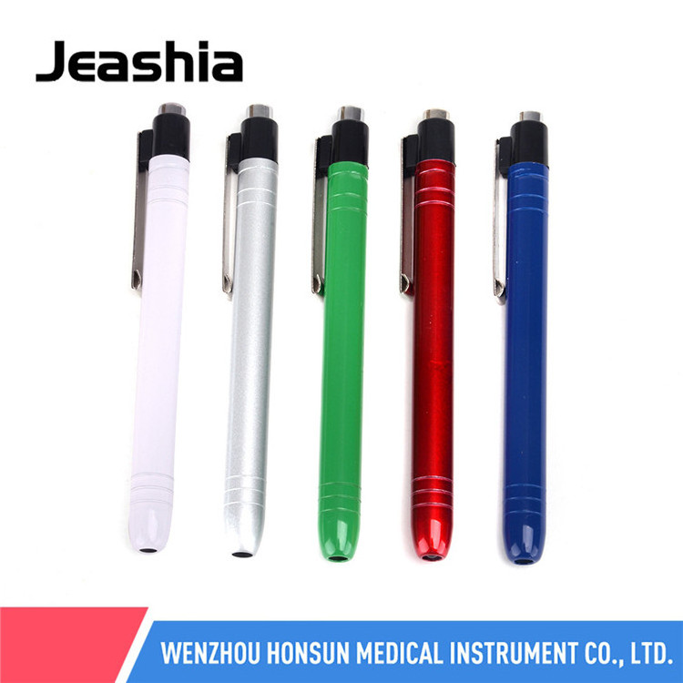 Dry battery penlight powered multi- function ABS mini medical pen with CE led flashlight