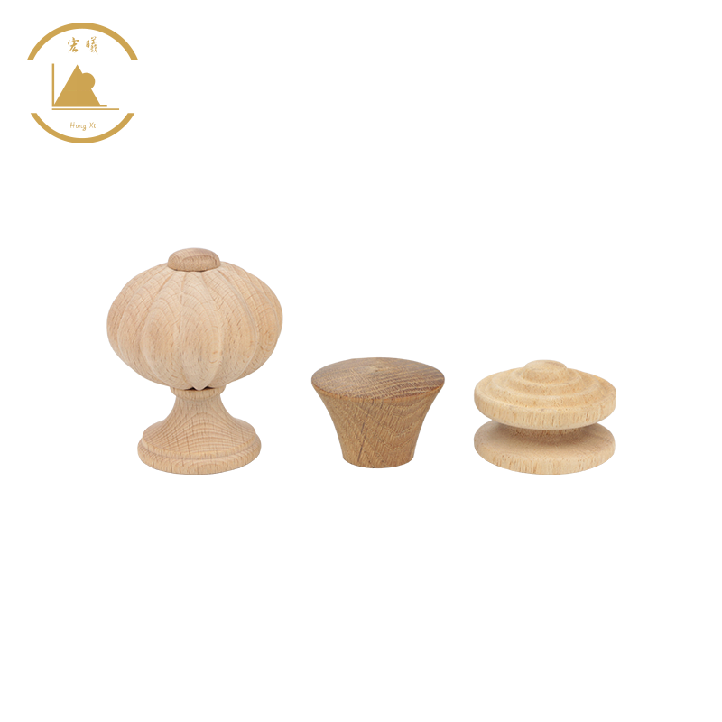 Factory Direct Hot Sale Wood Knob Solid Wood Knobs