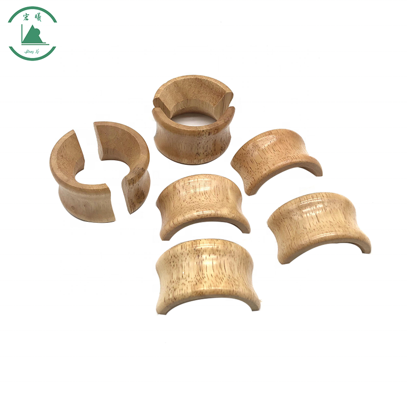 Factory Direct insulated wood handle semi-circular arc wood chips Coffee Pot  Anti-scalding wood chips