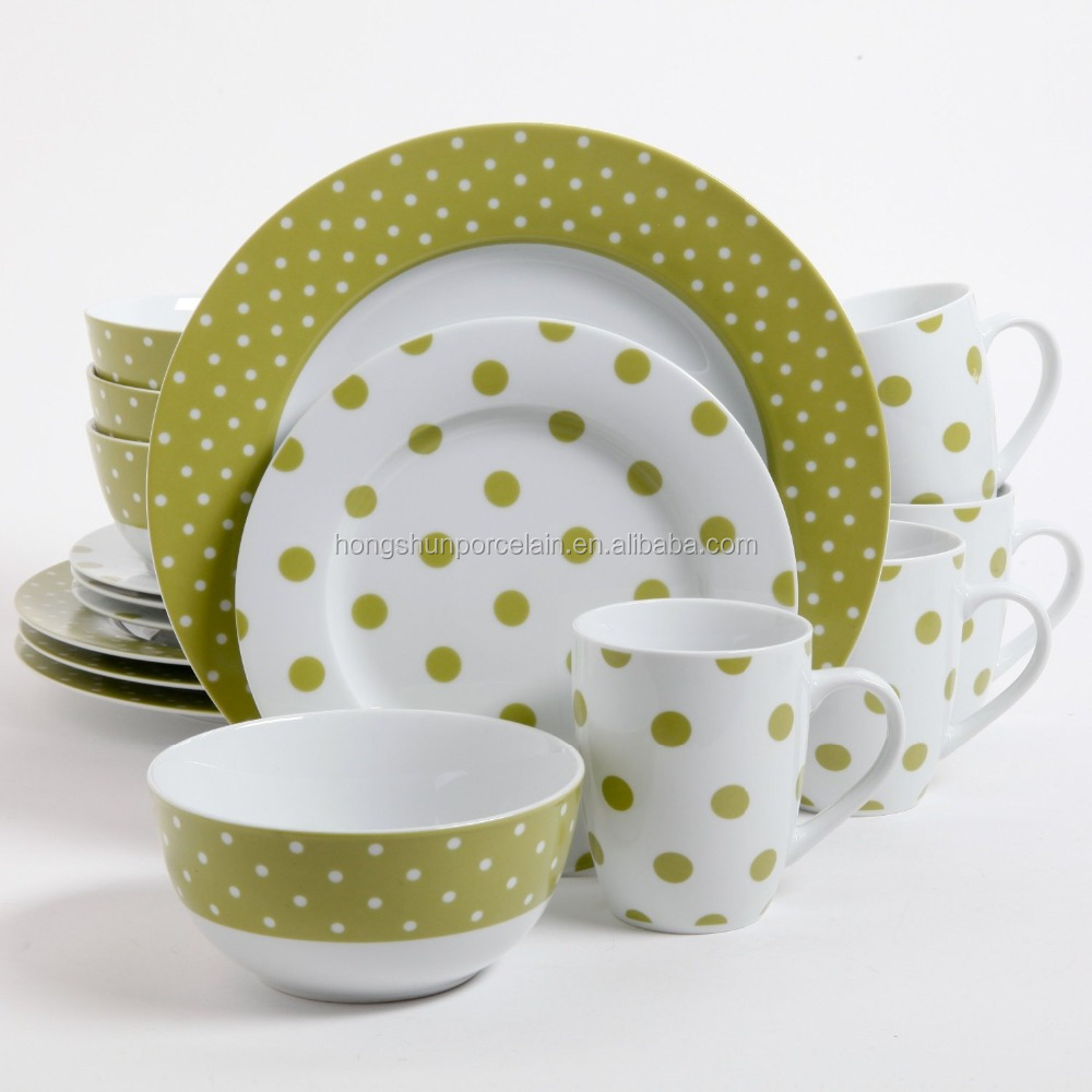 hot sale microwave safe porcelain dinner set