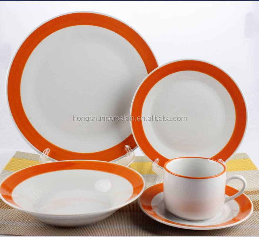 20pcs hotel & restaurant used crockery tableware , restaurant crockery