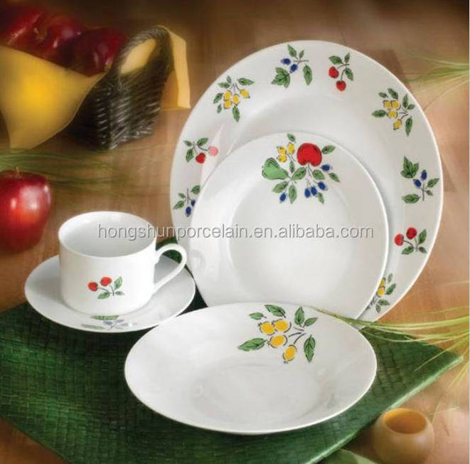 20pcs hotel & restaurant used crockery tableware , restaurant crockery