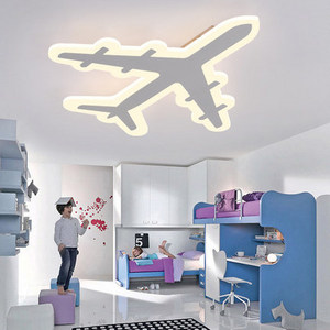 kids commercial ceiling design creative airplane shaped  kindergarten children's room ceiling lamp bedroom lamps