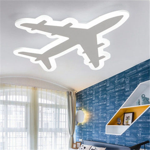 kids commercial ceiling design creative airplane shaped  kindergarten children's room ceiling lamp bedroom lamps