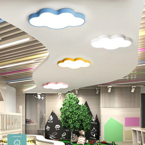 Modern Simple LED Pendant Lamp White Cloud Ceiling Lamp Children's Room Ceiling Light