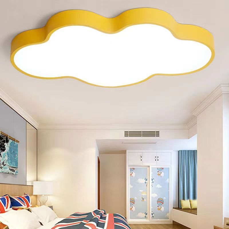 Modern Simple LED Pendant Lamp White Cloud Ceiling Lamp Children's Room Ceiling Light