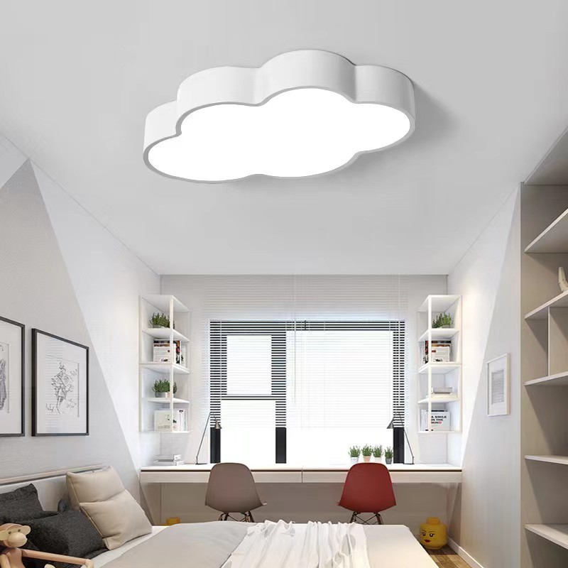 Modern Simple LED Pendant Lamp White Cloud Ceiling Lamp Children's Room Ceiling Light