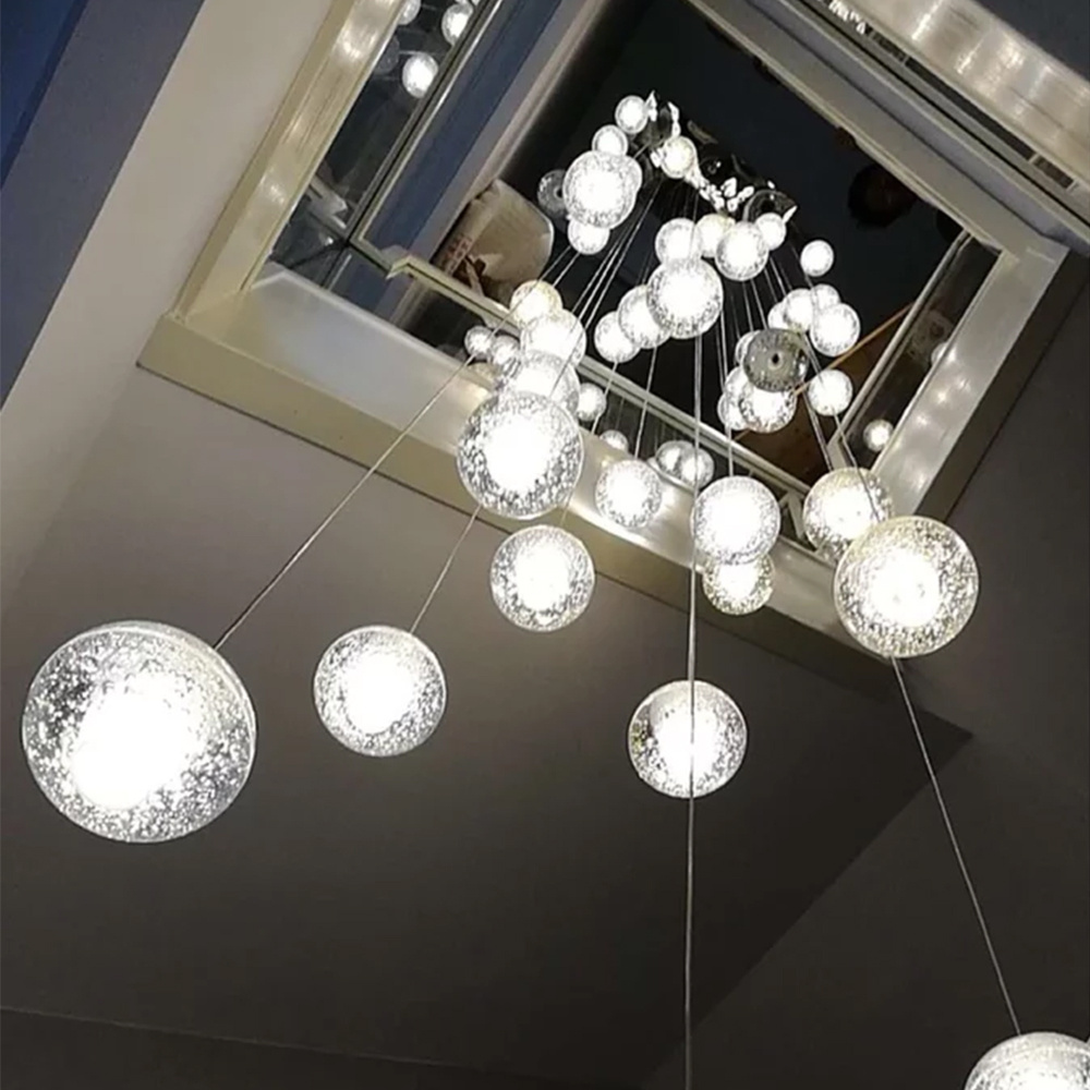 Modern Pendant Lighting Globe Pendant Light Chandelier One Light Hanging Fixture for Kitchen Island Dining Room Bedroom