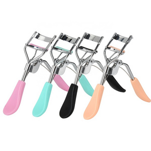 Fashion Trending Cosmetic Colorful  Beauty Professional  Lash Curlers  Customized  Black Eyelash Curler with Silicone Pad