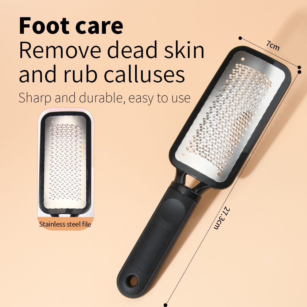 Personal  Care Tools Stainless Steel  Callus Remover Foot File Scraper  Professional Foot Scrub Pedicure Foot Rasp