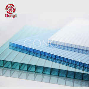 UV protection corrugated  hollow polycarbonate sheet