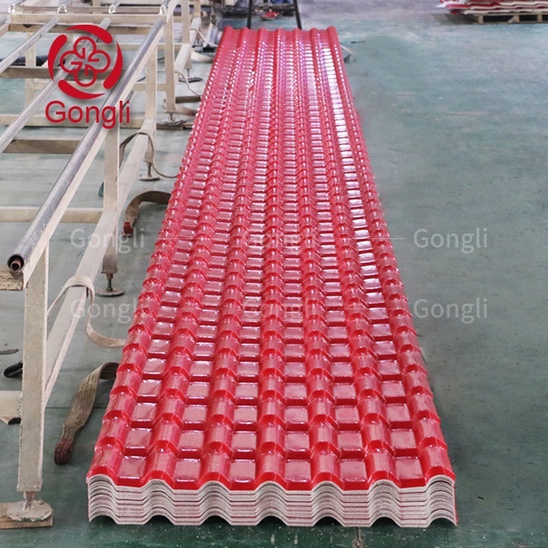 Heat proof plastic spanish roof tile  corrugated plastic  pvc  roofing sheets asa resin tejas