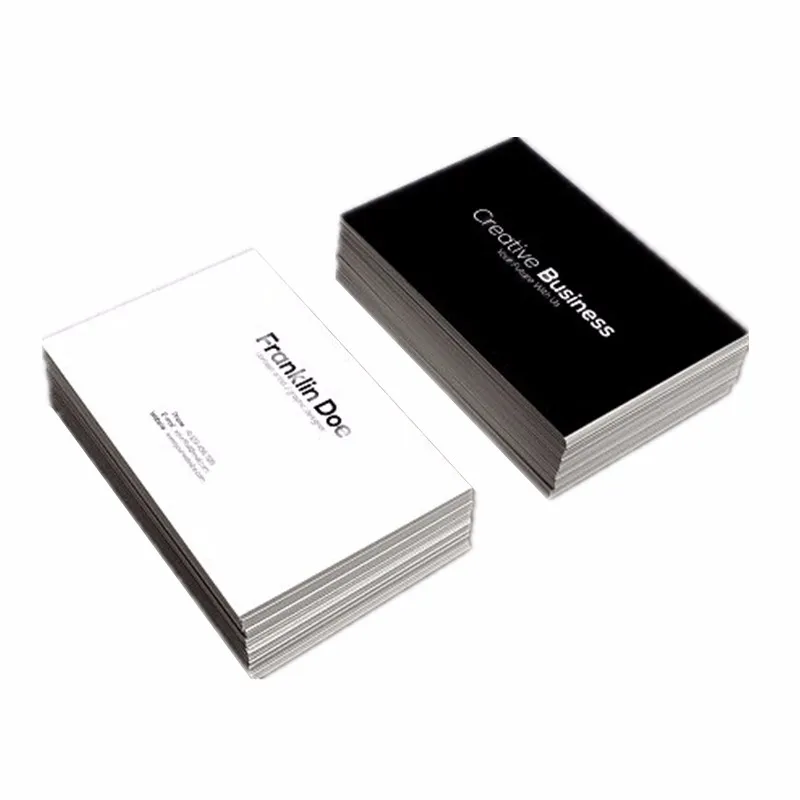 2023 Wholesale price frosted finish plastic pvc transparent pvc calling name business card