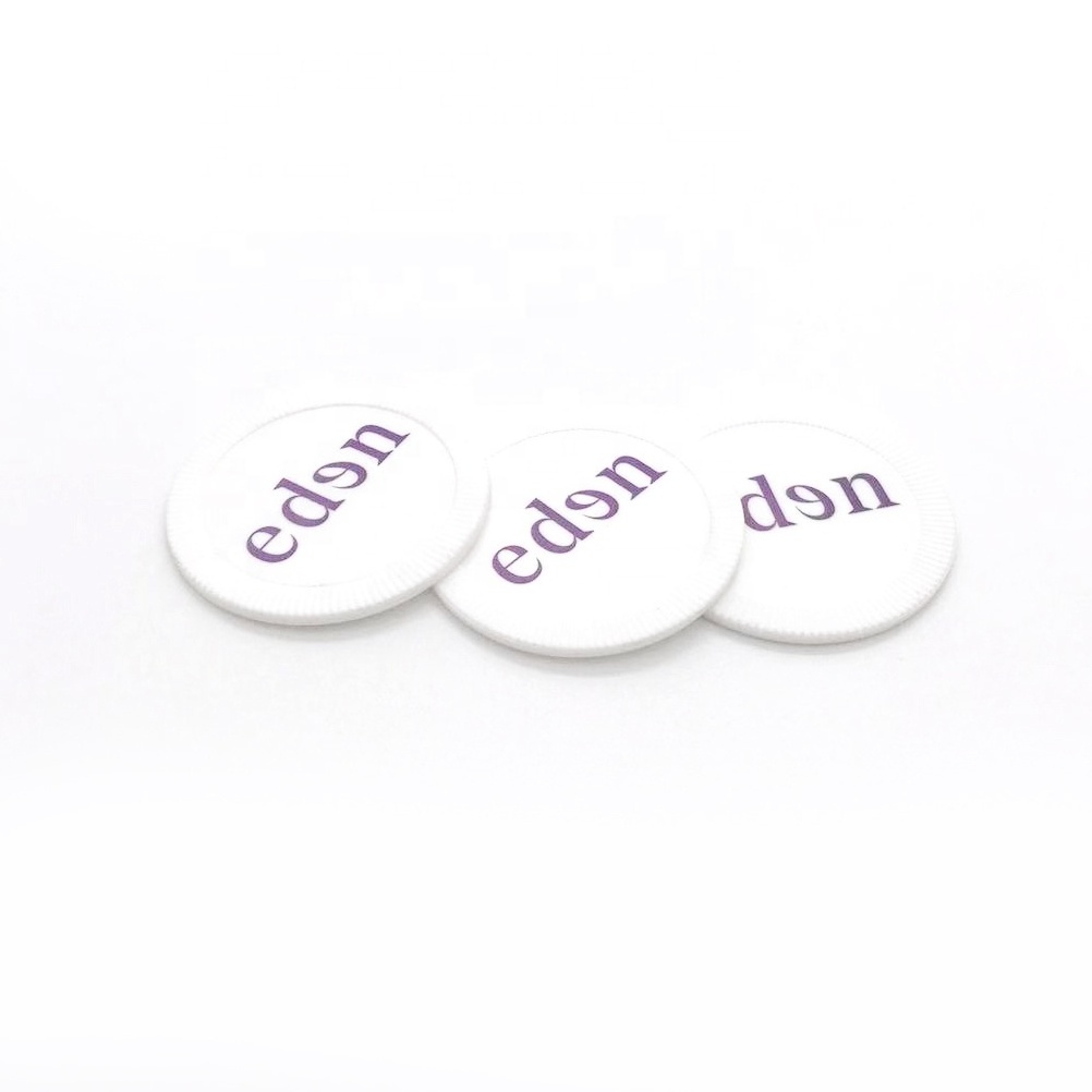 The New Listing Custom Print Drink Plastic Colorful Game Token Coin