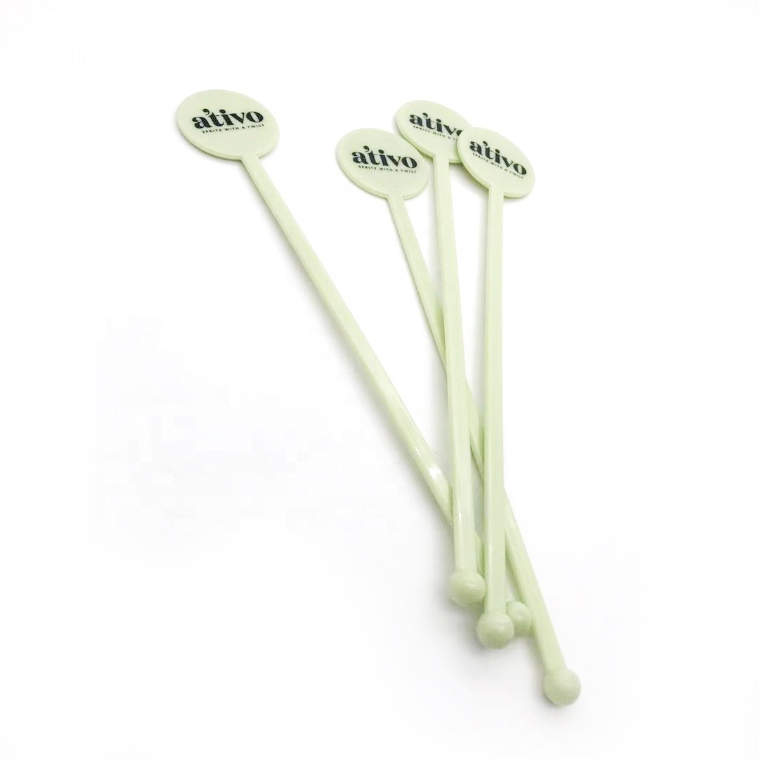 Manufacturers Supply Custom Color Customized Drink Stick Plastic Stirrer