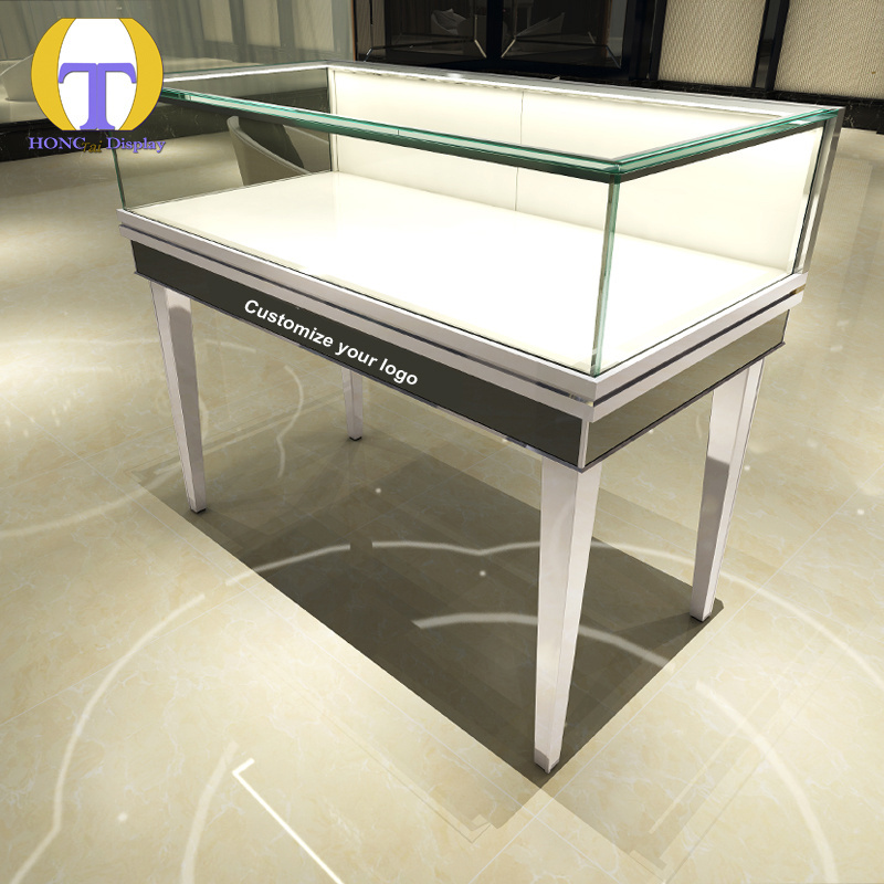 Boutique display cabinet and Aluminium glass showcase and display cases for jewelry showcase other commercial furniture