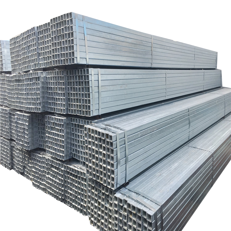 Galvanized Steel Pipes Pre-galvanized Rectangular Steel Pipe 2 inch Hot Rolled Welded Square Carbon Tube zinc coating Tube