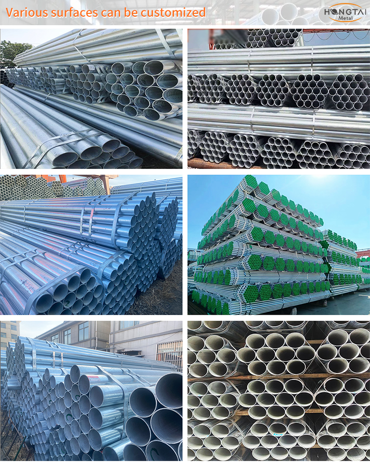 Excellent quality GI seamless steel tube and pipe hot dip galvanized steel conduit pipe