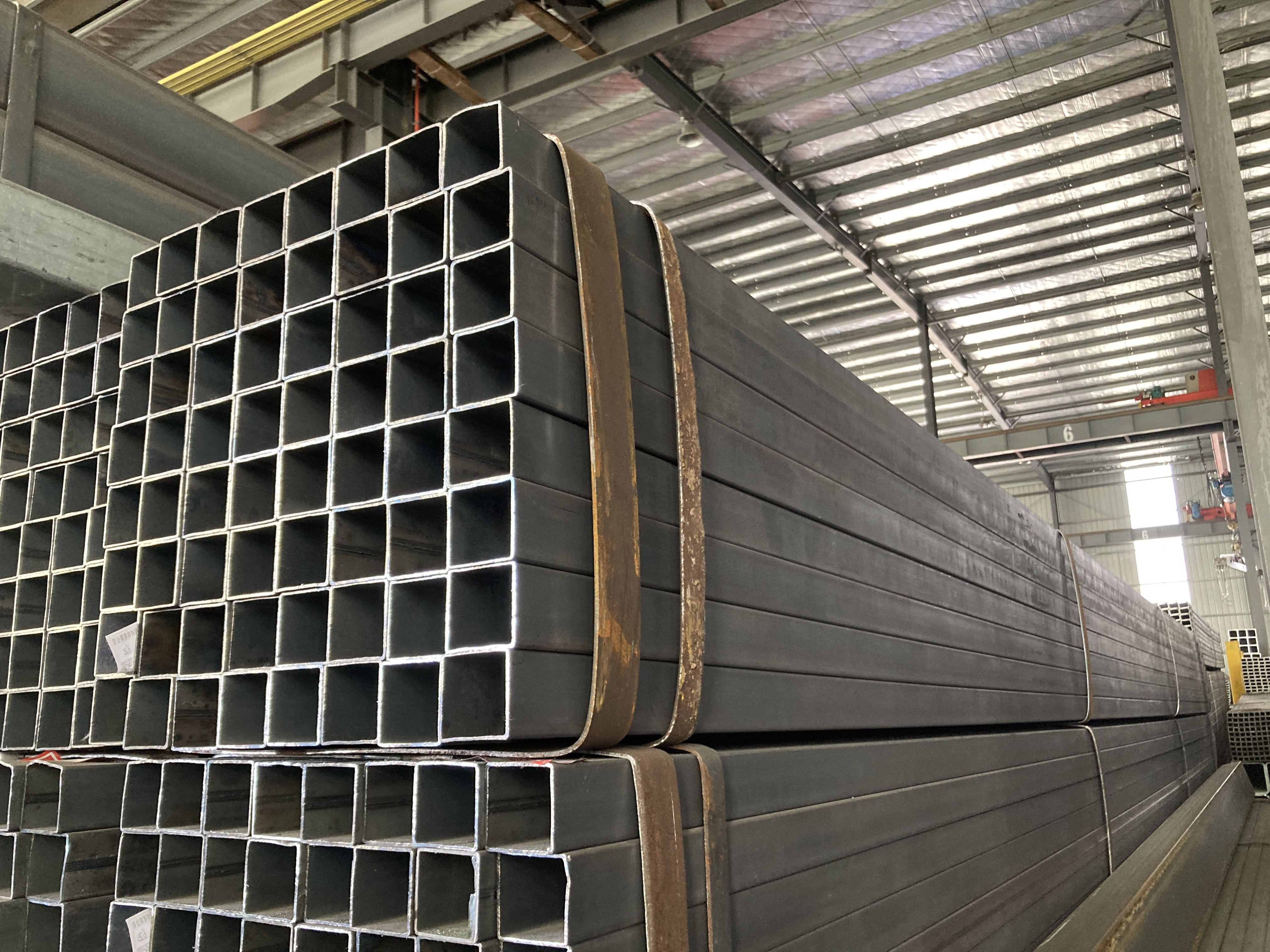 Black surface steel square and rectangular hollow section tube and pipe ASTM A36 weld carbon steel pipe