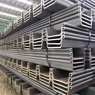 600*360 pz40 cofferdam larsen piling galvanized  steel u sheet pile bar weight seawal mhz28 12m