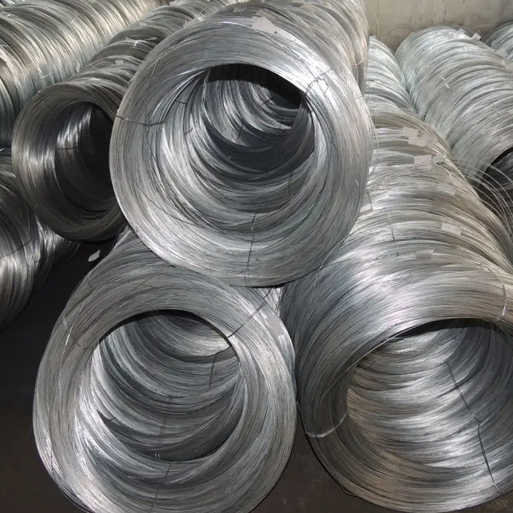 Low Price Binding Wire 9 10 12 14 16 Gauge Hot Dip Electro Galvanized Iron Wire Gi Steel High Carbon Steel