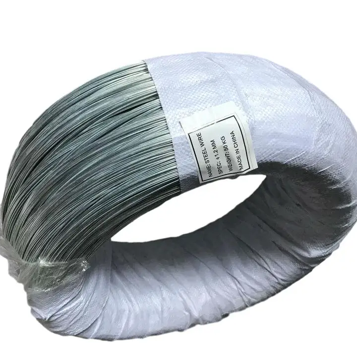 Q195 Q235 Galvanized Iron Wire 0.7mm 1.2mm 1.6mm 2mm Iron Wire For Mesh Fence Iron Wire Roll