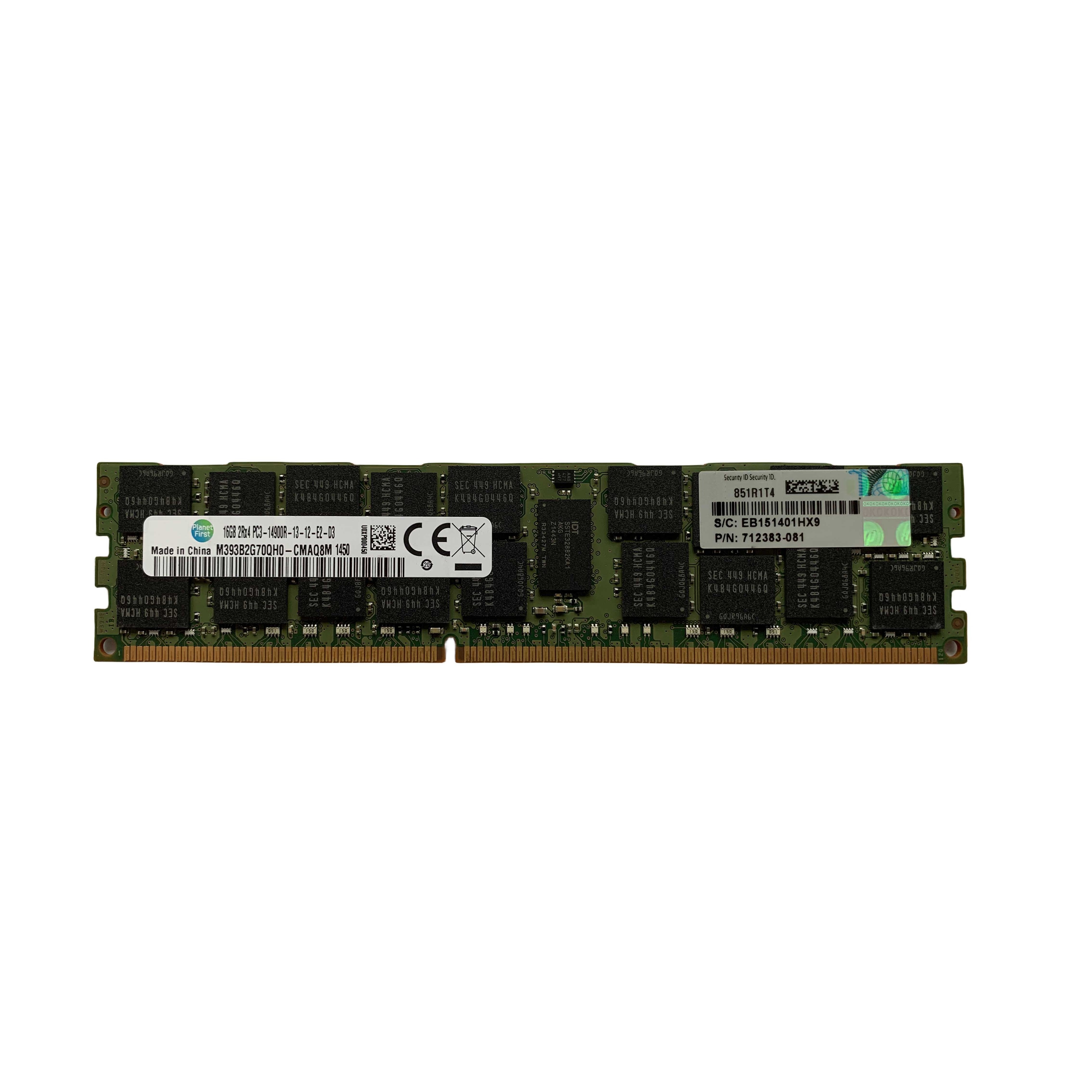 Server RAM 16 GB 2RX4 PC3L-14900R DDR3 REG ECC  Server Memory Stick 100% Tested Fast Ship