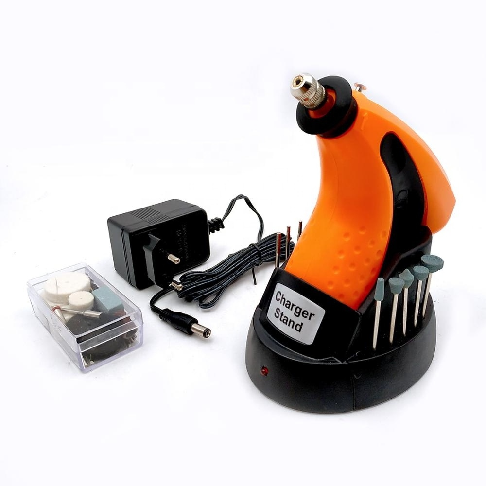 KMD519-S40B 3.6V Lithium Battery cordless mini grinder hand holding rechargeable  electric DIY carving combo rotary tools set