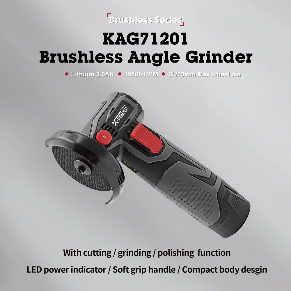 12VPortable Multi-Function brushless angle grinder DIY Polishing Machine Rechargeable Cordless Mini Cutter/Angle Grinder