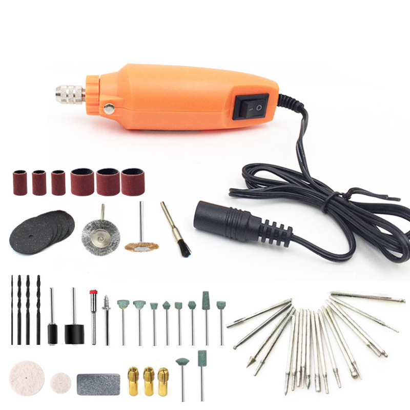 KMD02-C60B 12V mini grinder drill  rotary tool with BMC package 12000rpm ODM homeuse factory price cutting drilling sanding