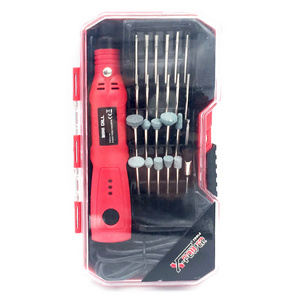 KMD516-P24B 3.6V lithium battery mini drill grinder 24pcs electric power quality tool set DIY engraving polishing multifunction