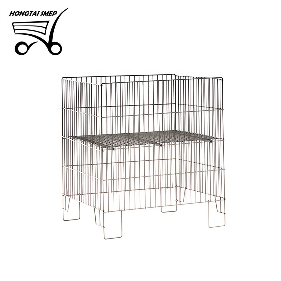 High Quality Metal Wire Dump Bin Supermarket Promotion Counter Booth for Storage Merchandise