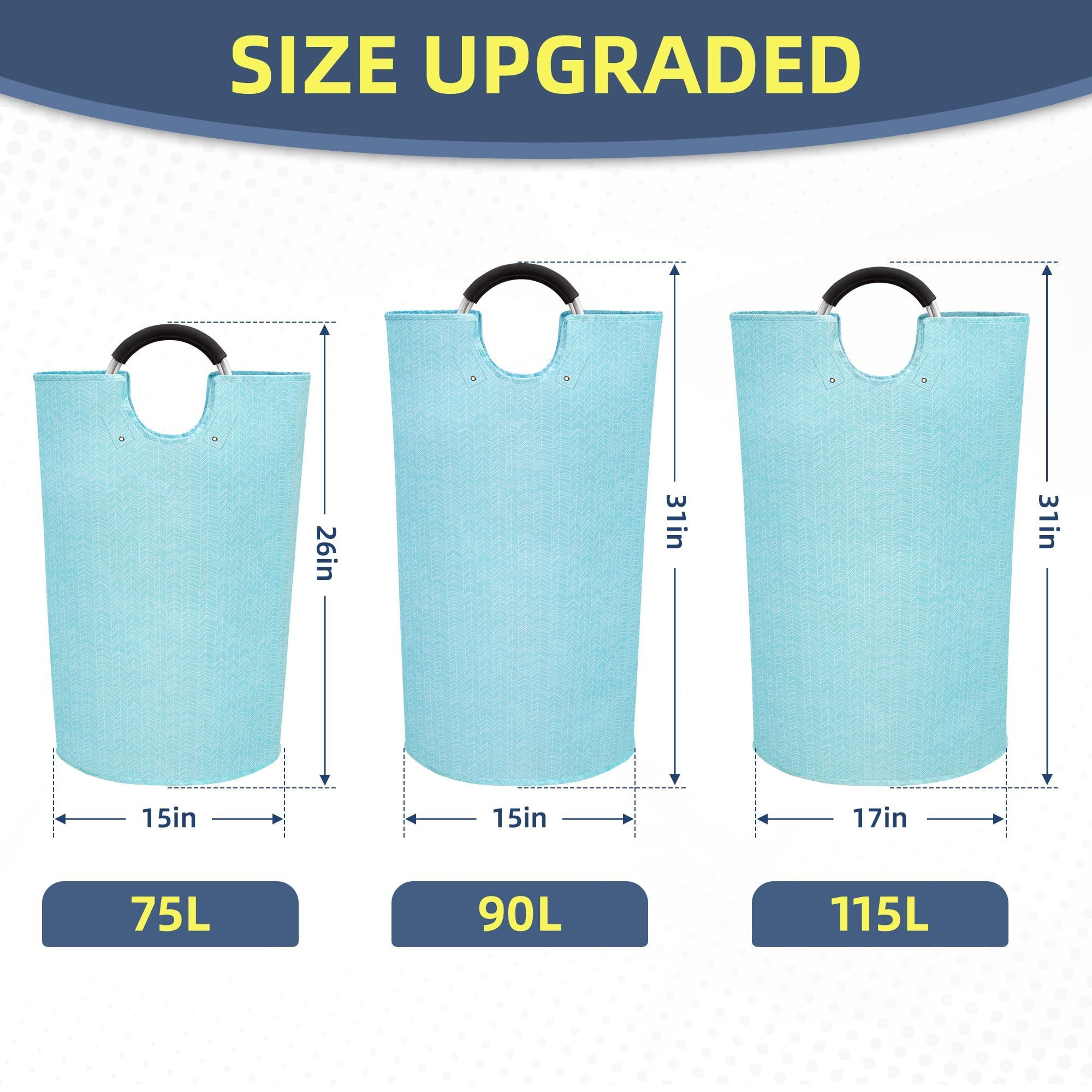 Hongtao Factory Hot Selling Oxford Fabric Storage Laundry Bag Waterproof Foldable Laundry Basket