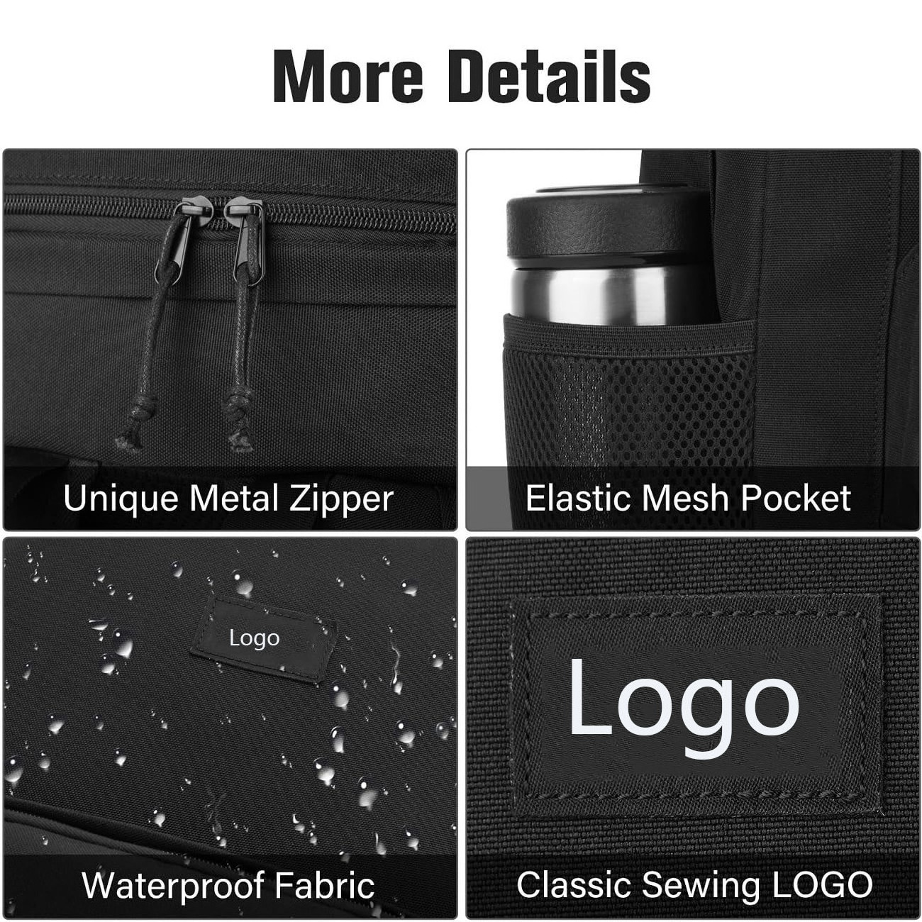 Wholesale Reversible Double Sided Basic Backpack Water Resistant Classic Laptop Backpack For College High School Backpack