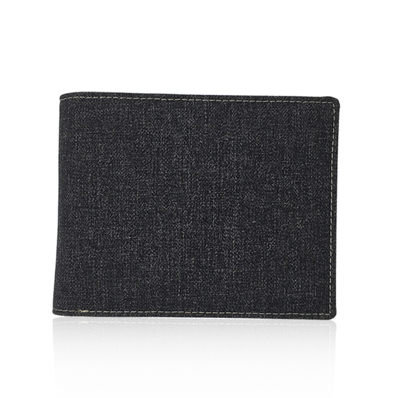 Custom Western Canvas Bifold Wallet Denim Wallets Mens