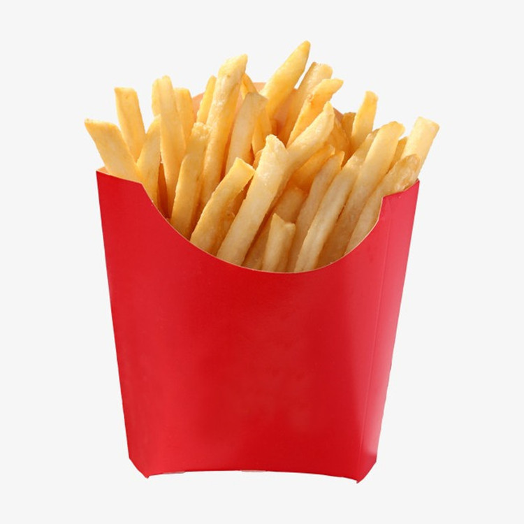 Hot sales customized eco-friendly printing paper take away disposable french fries box