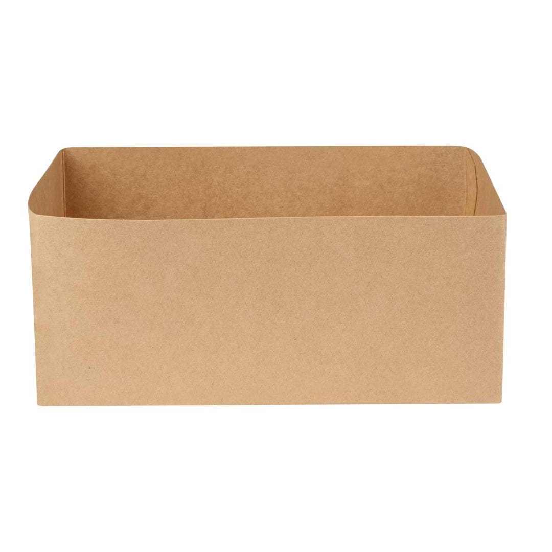 Rectangle fast food packaging burger box kraft paper custom chicken wing burger box