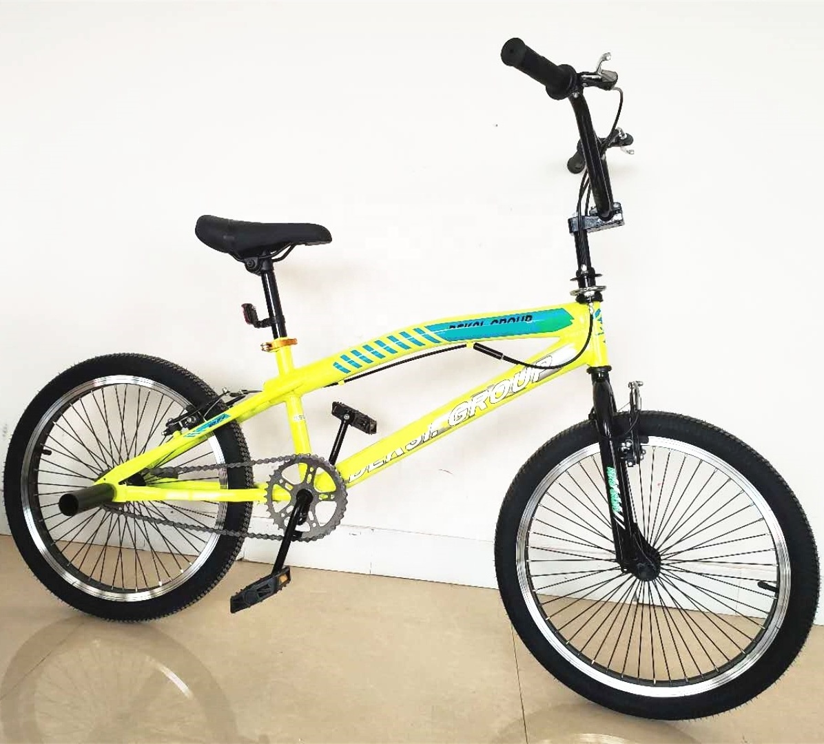 Freestyle Cheap 20inch Bicycle Men Customized Painting Street Single Speed Bmx Bike Steel High Carbon Steel 20 Inch Comfortable