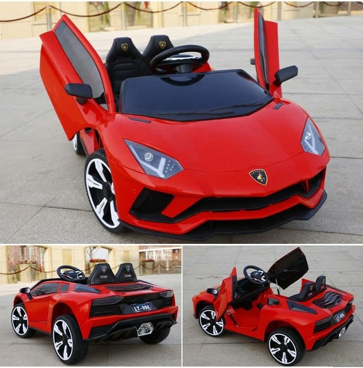 Lambo Children Electrical Mini Car Ride on Toy Remote Control Electric Plastic Wheels with Light Battery 3-10 Years 6V4.5AH*2