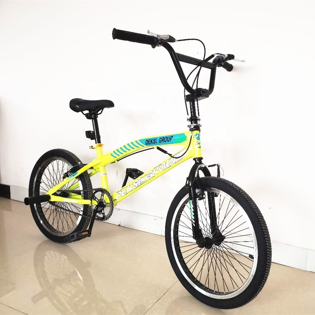 Freestyle Cheap 20inch Bicycle Men Customized Painting Street Single Speed Bmx Bike Steel High Carbon Steel 20 Inch Comfortable