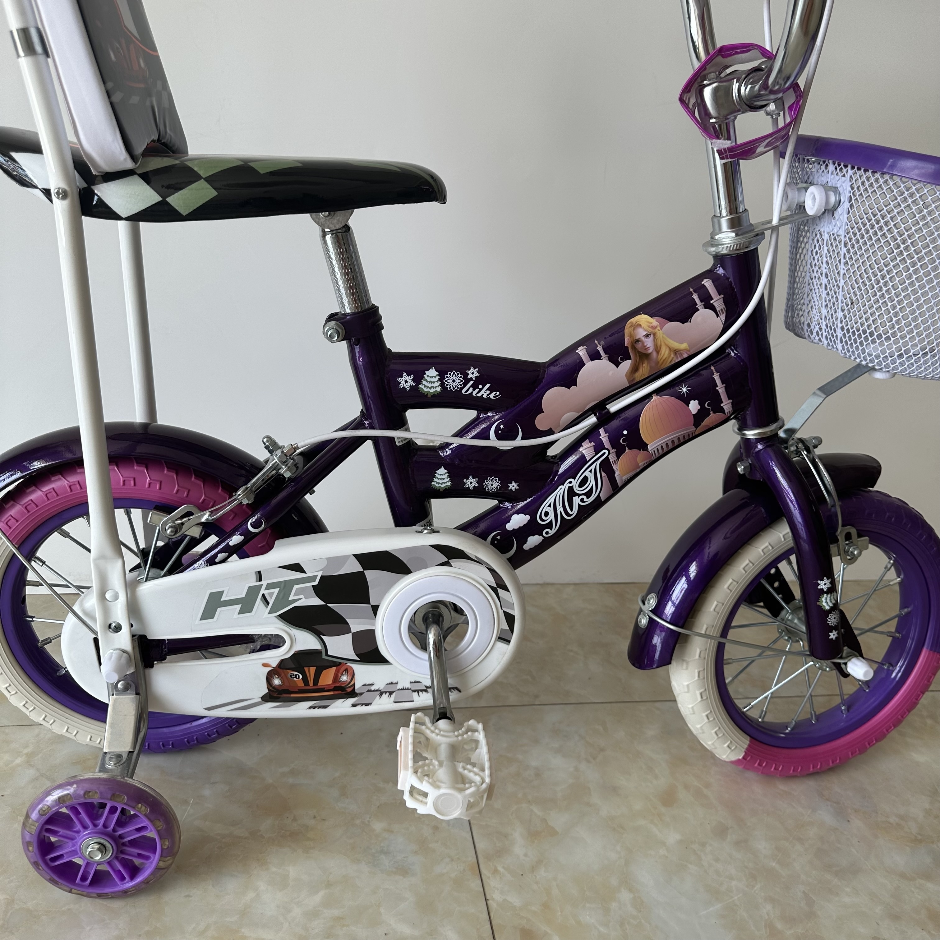 Walker Balance Bicycle children's pedal-free bicycle children's balance Titanium set custom steel box training ultra lightweight