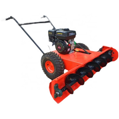 Garden Electric Remote Control Robot Lawn Mower Snow Blower Thrower Plow