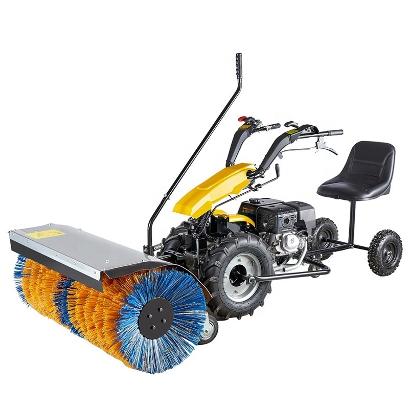 Outside use 15hp power 4 wheeler with snow plow,4 wheel tractor snow plow