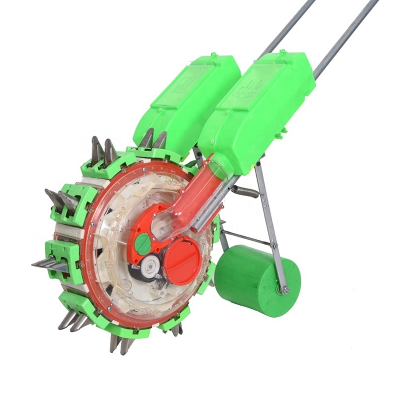 Large-capacity two-box manual seeder and fertilizer machine/corn seeder