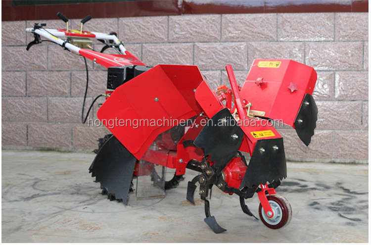 Hongteng farm machinery mini rotary tiller with mini tiller cultivator parts/hand ploughing machine